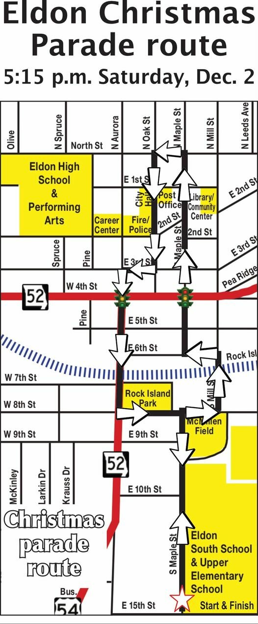 Eldon's Lighted Christmas Parade Saturday night The Lake Sun